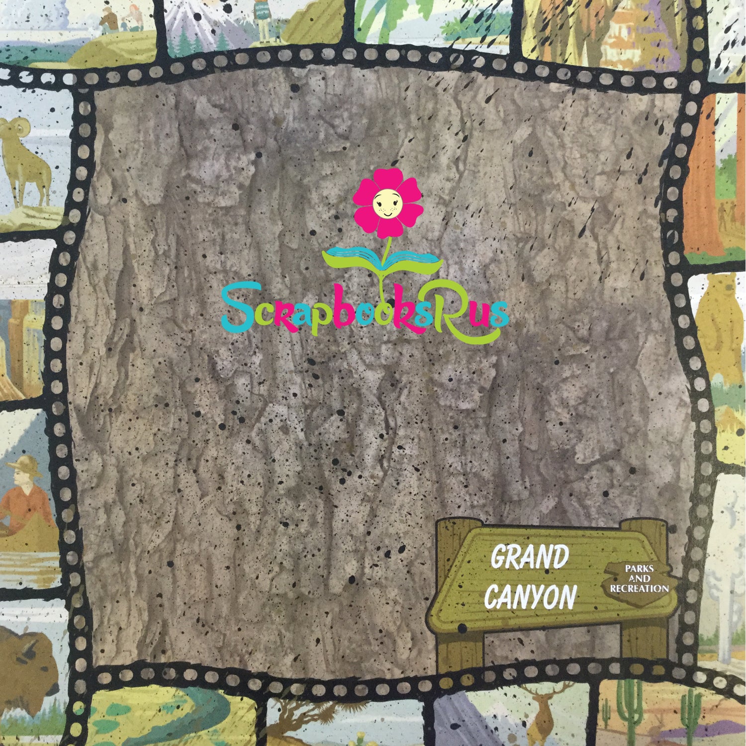 GRAND CANYON 12&quot;X12&quot; Travel Scrapbook Kit Scrapbooksrus