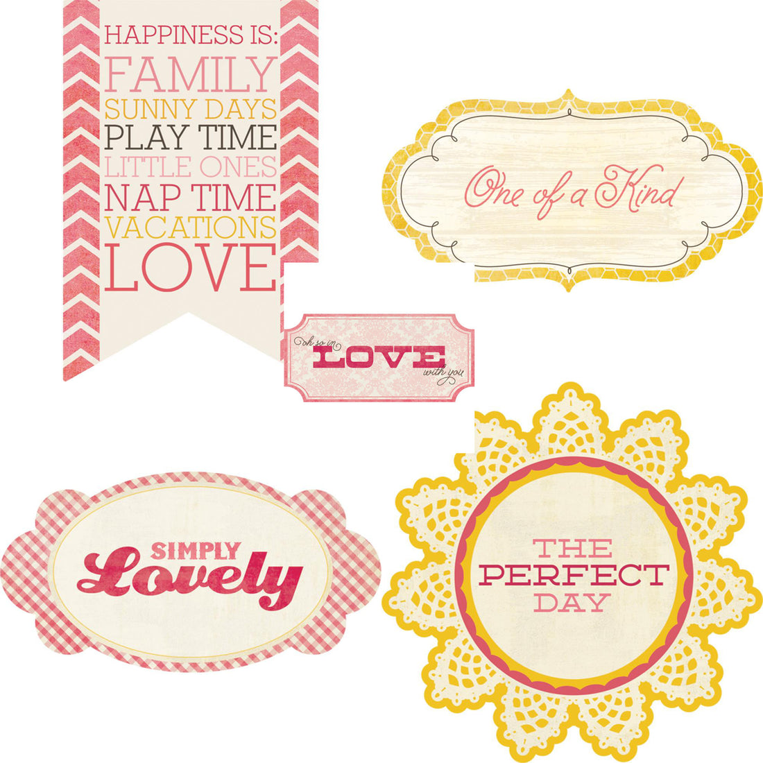 Diecut Titles My Mind&