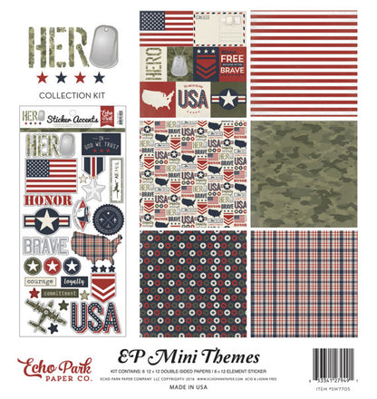 Echo Park HERO Collection Scrapbook Kit