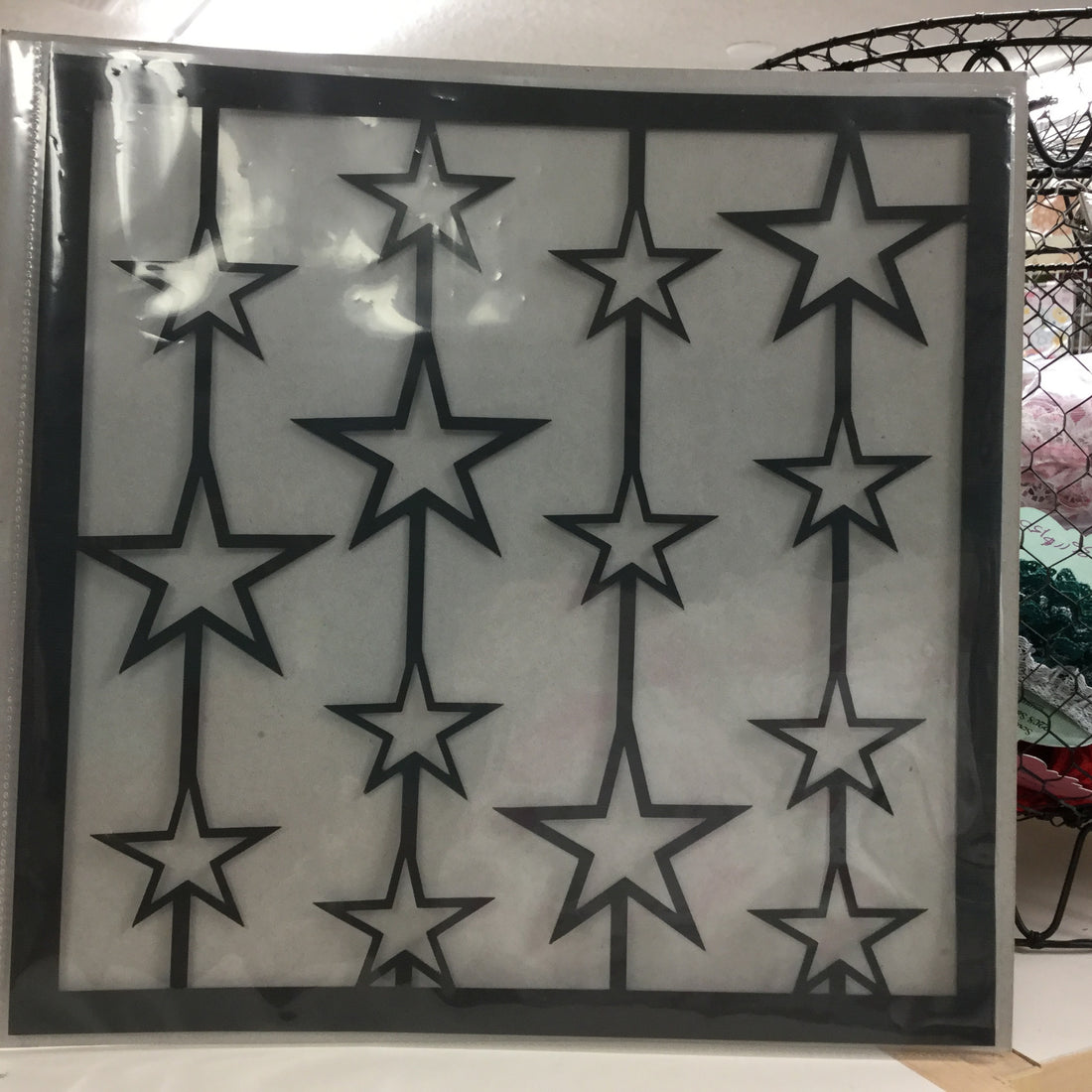 Page Frame STARS 12&quot;x12&quot; Scrapbook Overlay