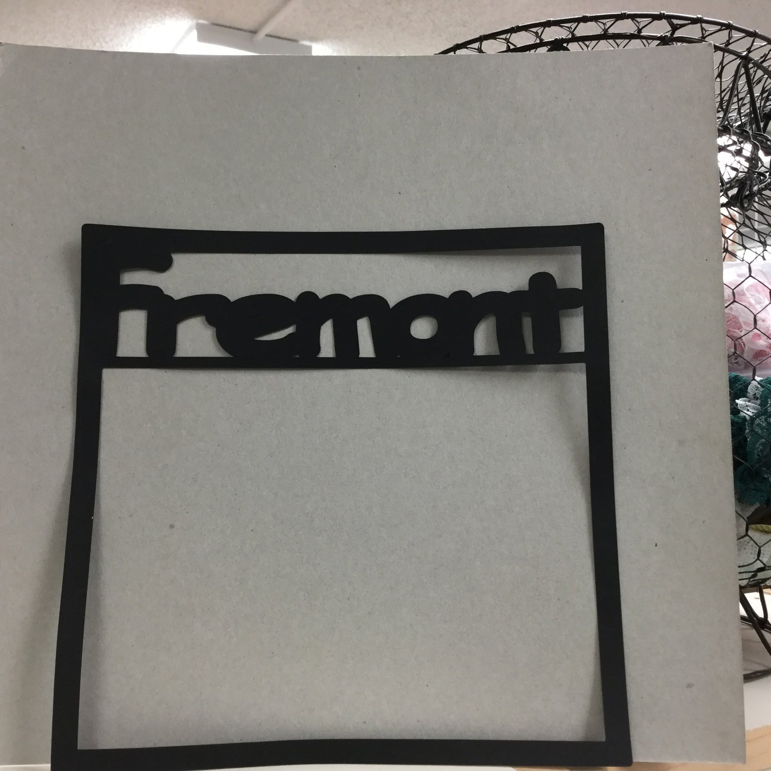 Page Frame FREMONT 12&quot;x12&quot; Scrapbook Overlay