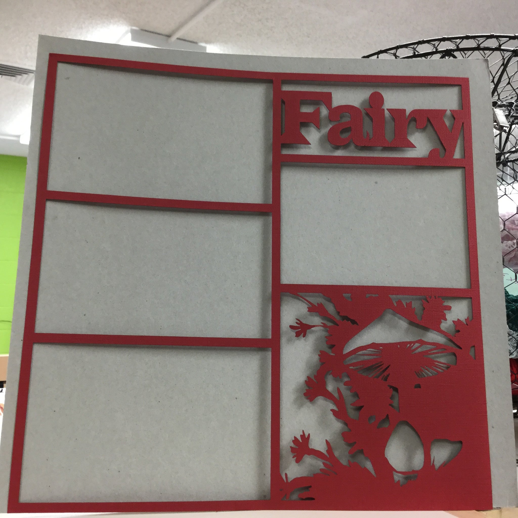 Page Frame FAIRY 12&quot;x12&quot; Scrapbook Overlay