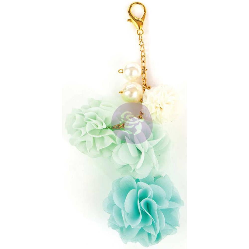 My Prima Planner TASSELS MINT Flower Embellishment