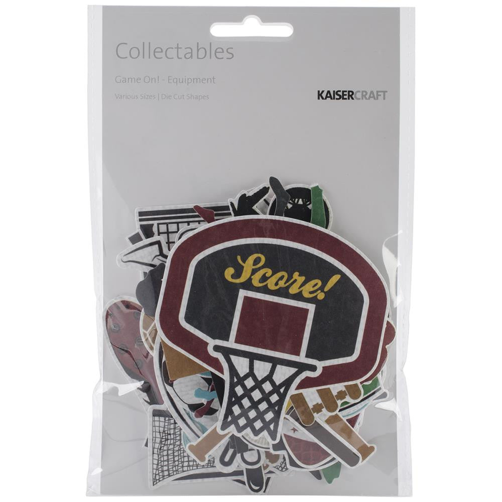 Kaisercraft GAME ON! Collectables Cardstock Die-Cuts 50pc
