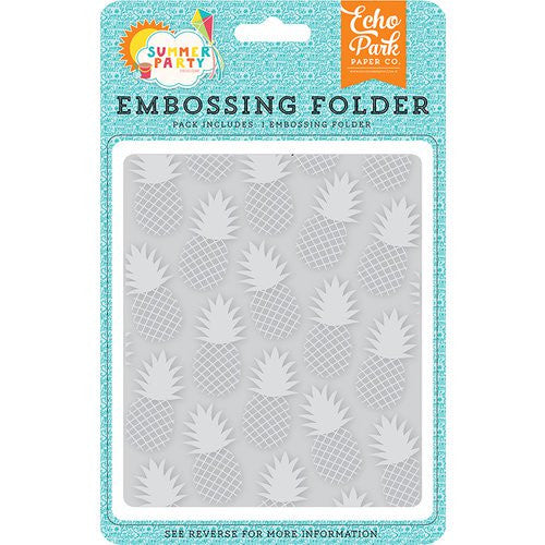 Echo Park PINEAPPLE Embossing Folder 5&quot;X8&quot;