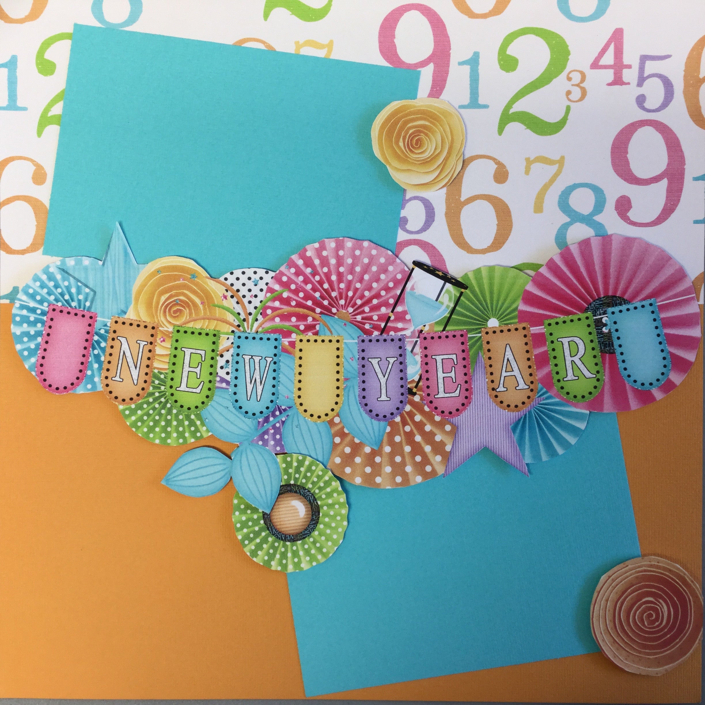 Page Kit (2) 12X12 HAPPY NEW YEAR Scrapbook @Scrapbooksrus