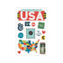 Paper House DISCOVER USA 3D Stickers 13pc