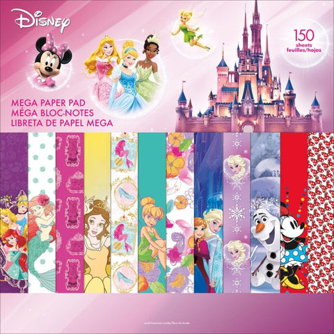 Sandylion Disney GIRL Mega Paper Pad 12"x12" 150 Sheet