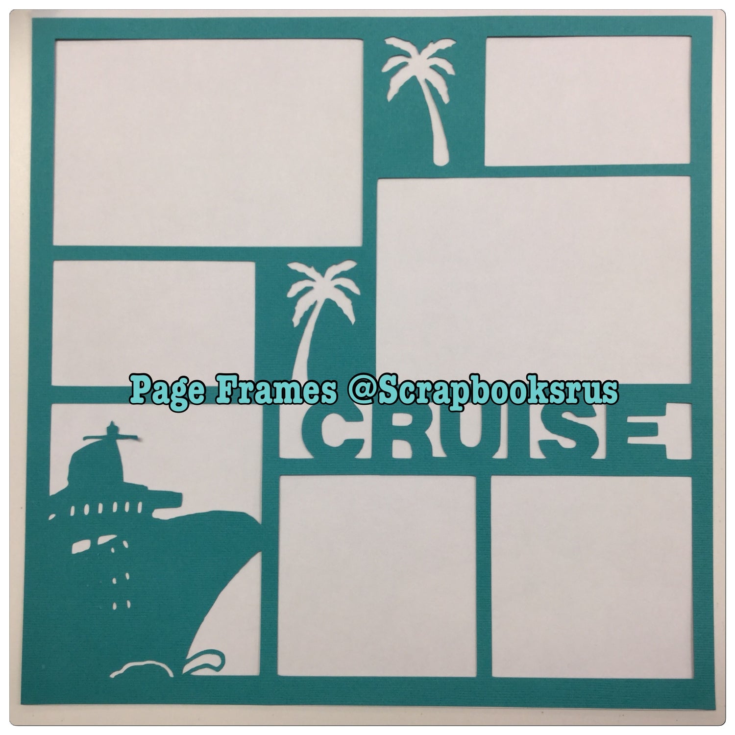 Page Frame CRUISE SHIP Denim 12&quot;x12&quot; Scrapbook 