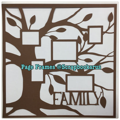 Page Frame FAMILY TREE Scrapbook 