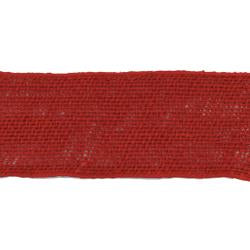 MultiCraft Burlap Ribbon ROSE RED 10yds