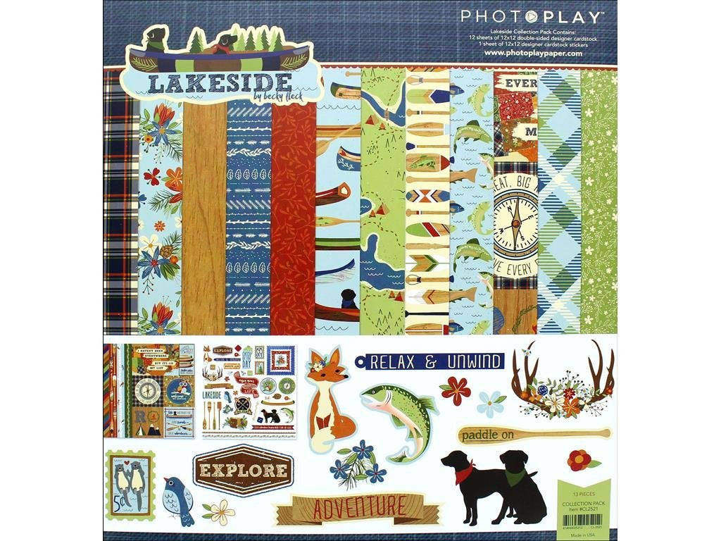 Photo Play LAKESIDE 12&quot;X12&quot; Scrapbook Kit