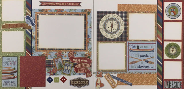 Photo Play LAKESIDE 12&quot;X12&quot; Scrapbook Kit