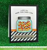 Lawn Fawn HOW YOU BEAN? CANDY CORN ADD ON Clear Stamps 14 pc
