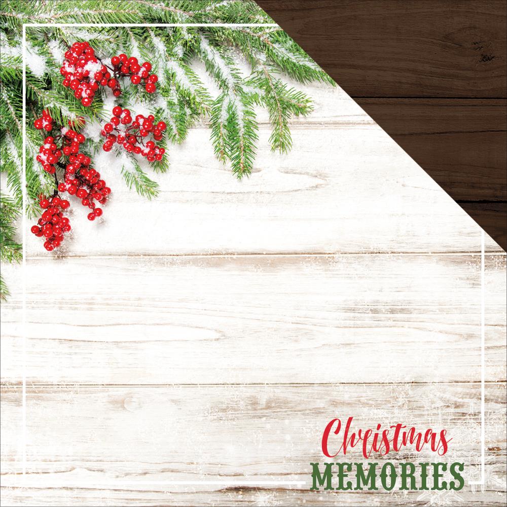 Paper House CHRISTMAS JOY 12&quot;X12&quot; Scrapbook Sheet