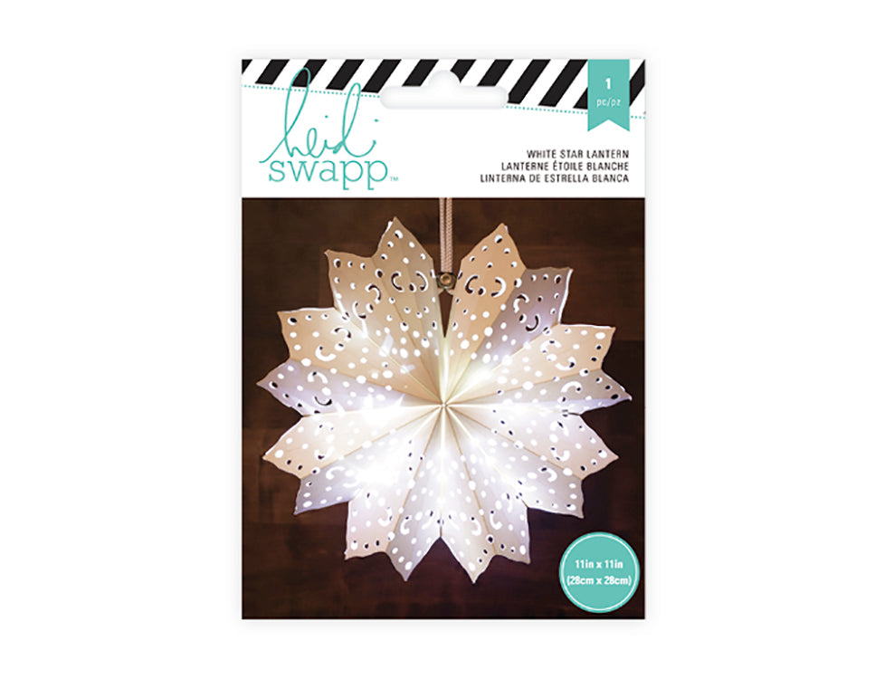 American Crafts Heidi Swapp WHITE STAR LANTERN