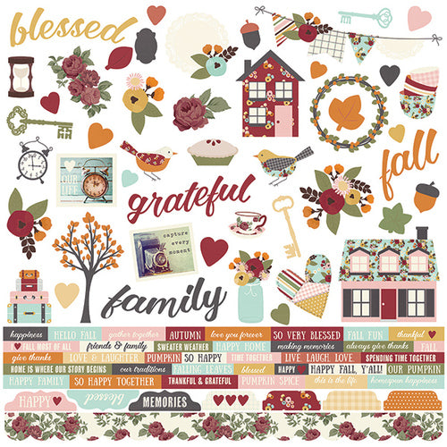 Simple Stories VINTAGE BLESSINGS 13pc Collection Kit 12&quot;X12&quot;