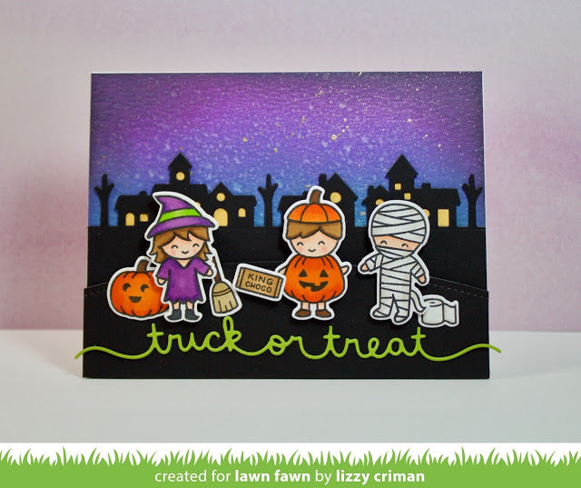 Lawn Fawn TRICK OR TREAT Craft Die 1pc