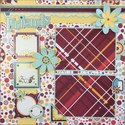 Page Kit (2) 12X12 FRIENDS Scrapbook @Scrapbooksrus