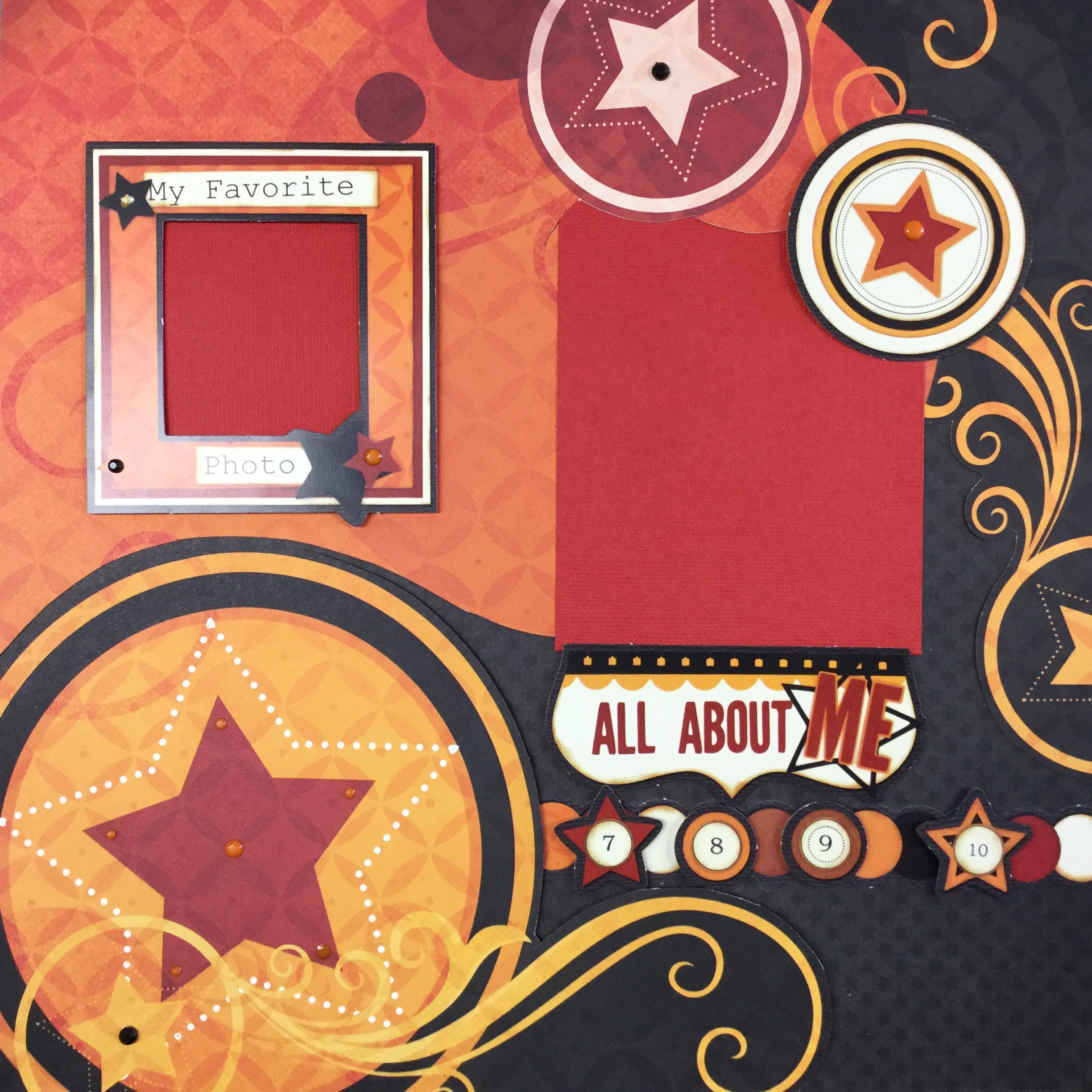 Premade Pages ALL ABOUT ME (2) 12&quot;x12&quot; Scrapbook @Scrapbooksrus