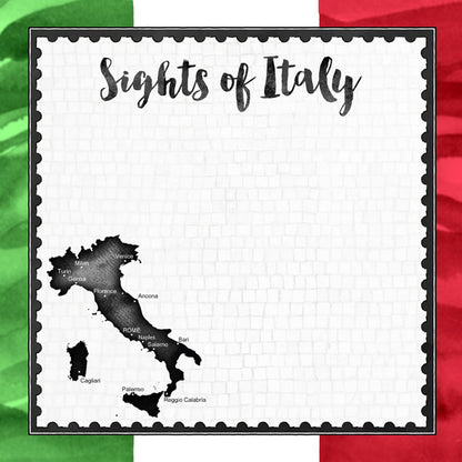 ITALY PAPER PACK 12&quot;X12&quot; Travel Scrapbook Papers 8 SheetsScrapbooksrus 