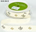 May Arts 3/4" IVORY CANVAS PRINT RIBBON 1 yard yd - Scrapbook Kyandyland