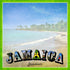 Jamaica Paradise VINTAGE Travel 12"X12" Scrapbook Paper 1 Sheet - Scrapbooksrus