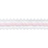 May Arts WHITE LACE SATIN CENTER Ribbon 1 yard yd - Scrapbook Kyandyland