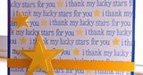 Lawn Fawn LUCKY STARS LF514 Clear Stamps 4"X3"