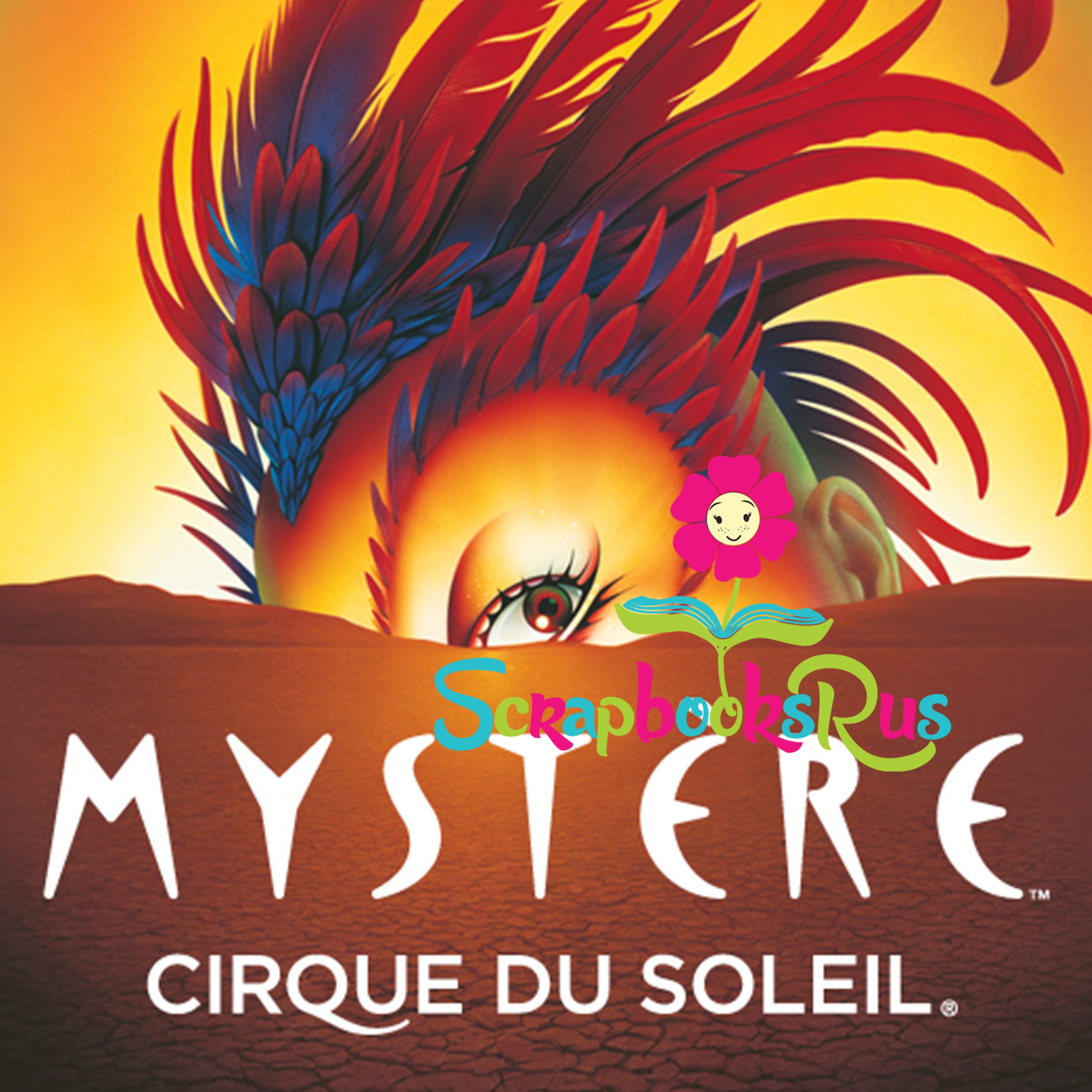 MYSTERE Cirque Du Soleil 12&quot;X12&quot; Las Vegas Travel Scrapbook Paper