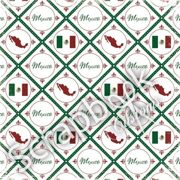 Mexico 12&quot;X12&quot; DISCOVER Travel Scrapbook Papers - Scrapbooksrus