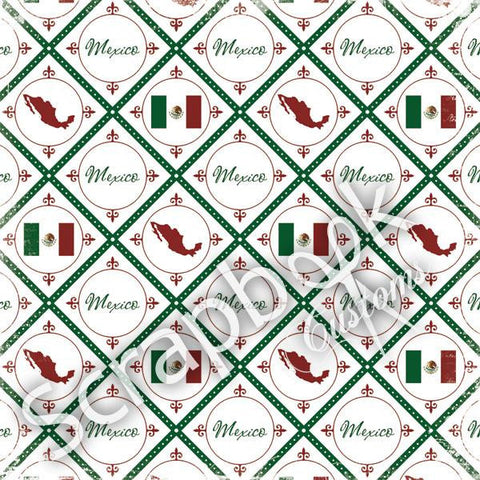 Mexico 12"X12" DISCOVER Travel Scrapbook Papers - Scrapbooksrus