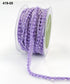 May Arts 3/8" MINI POM POM RIBBON 1 yard yd - Scrapbook Kyandyland