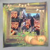 Custom-made (20) Twenty Page Scrapbook Album Pumpkin Fall Scrapbooksrus
