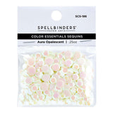 Spellbinders Opalescent SEQUINS AURA Color Essentials .25oz 3 sizes Scrapbooksrus