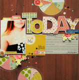 October Afternoon SATURDAY MORNINGS Paper Collection 12"X12" - Scrapbook Kyandyland