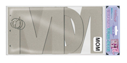 Forever In Time MOM Chipboard Word Book with Rings - Scrapbook Kyandyland