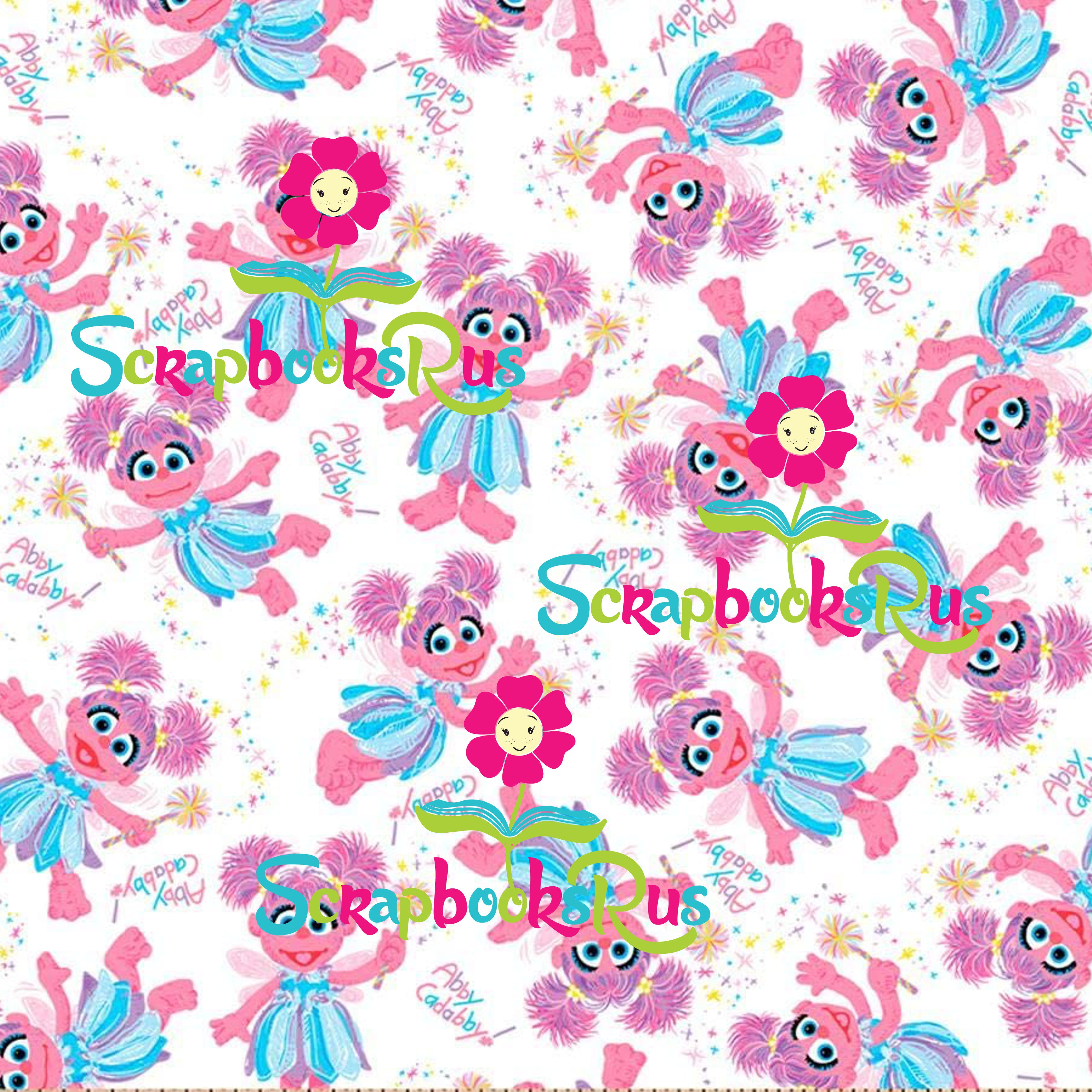 Sesame Street Abby Cadabby Scrapbooksrus Scrapbook Paper