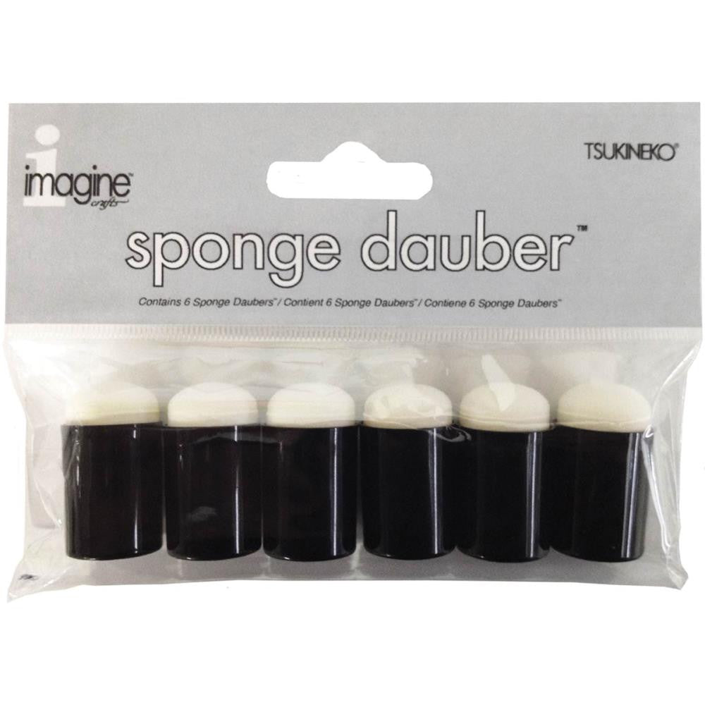 Imagine Crafts Tsukineko Sponge Daubers 6pc - Scrapbooksrus