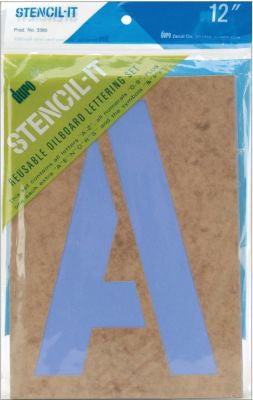 Duro STENCIL IT 12&quot; Reusable Oilboard Lettering Set - Scrapbooksrus