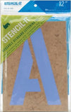 Duro STENCIL IT 12" Reusable Oilboard Lettering Set - Scrapbooksrus
