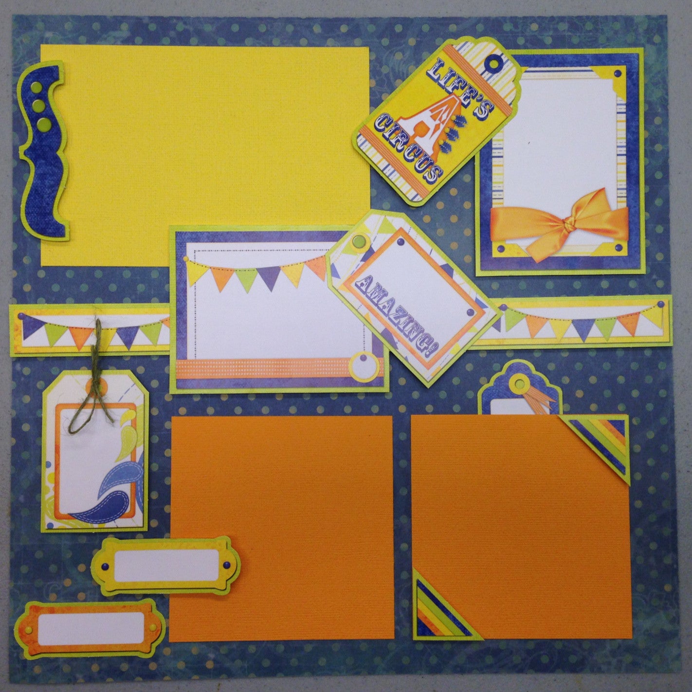 Page Kit (2) 12x12 Scrapbook LIFE&