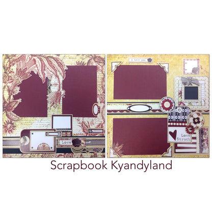 CUSTOM (20) PAGE ALBUM 12&quot;X12&quot; Scrapbook Kyandyland - Scrapbook Kyandyland