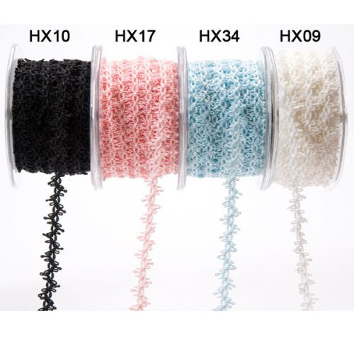 May Arts 1/2" Lace TRIMMING LOOP RIBBON Trim 1 yard yd - Scrapbook Kyandyland