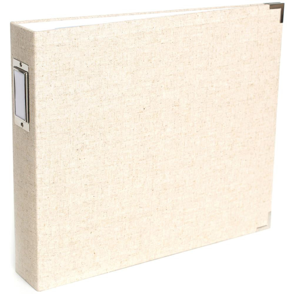 We R NATURAL LINEN D-Ring Album 12&quot;X12&quot; Scrapbook PreOrder