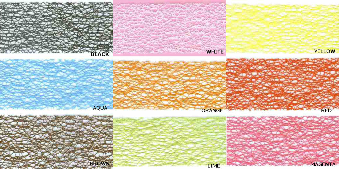 Creative Impressions 2&quot; MESH WEB RIBBON 1 yard yd - Scrapbook Kyandyland