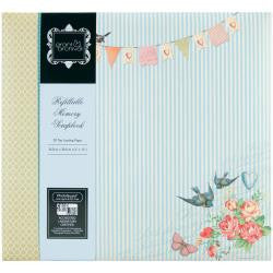 Grace Taylor Little Blue Bird 12&quot;X12&quot; Snapload Scrapbook Album