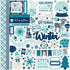 Echo Park Hello Winter ELEMENT STICKERS 12"x12" Scrapbooksrus