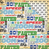 Carta Bella Cartopia FASTER 12"x12" Race Paper