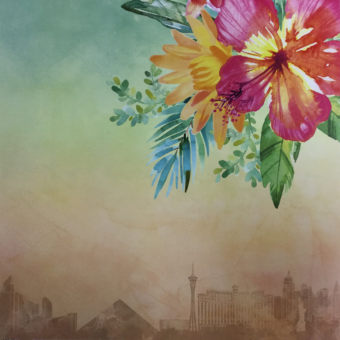 MIRAGE Las Vegas 12"X12" Scrapbook Paper Scrapbooksrus